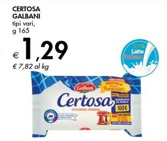 Bennet Galbani Certosa offerta