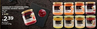 Bennet SELEZIONE GOURMET BENNET MARMELLATE O CONFETTURA EXTRA offerta