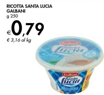 Bennet Galbani Ricotta Santa Lucia offerta