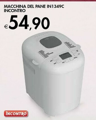 Bennet INCONTRO MACCHINA DEL PANE IN1349C offerta