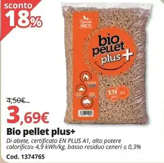 Brico Io Bio Pellet Plus+ offerta