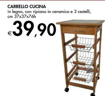 Bennet CARRELLO CUCINA offerta