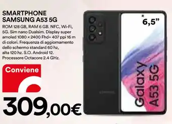 Ipercoop SMARTPHONE SAMSUNG A53 5G offerta