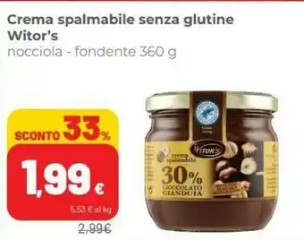 Coop Witor's La Fondente 360 G(ml) offerta