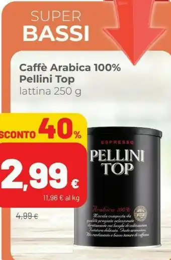 Coop Pellini Top Caffè Arabica 100% offerta