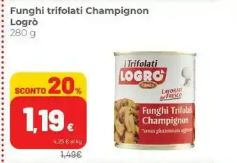 Coop Logro Funghi Trifolati Champignon offerta