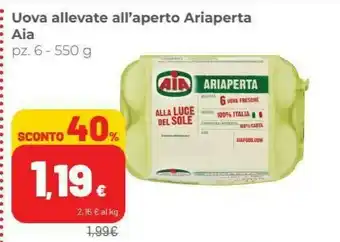 Coop Aia 6 Uova Fresche Allevate A Terra offerta