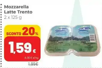 Coop Latte trento Mozzarella offerta