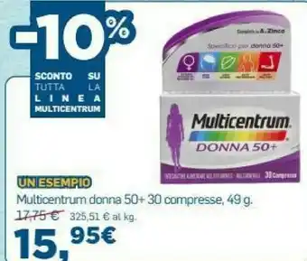 Coop Multicentrum Donna 50+ 30 Compresse offerta