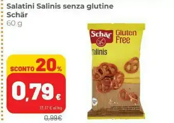 Coop Schar Salatini Salinis Senza Glutine offerta