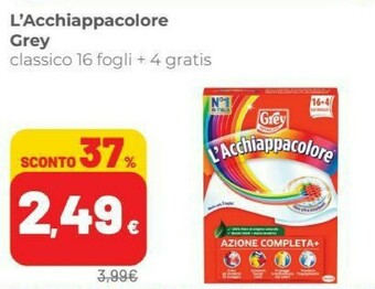Coop Grey L'acchiappacolore offerta