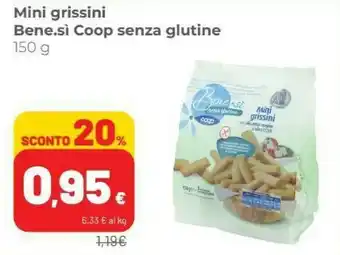 Coop Coop Mini Grissini Bene.sì Senza Glutine offerta