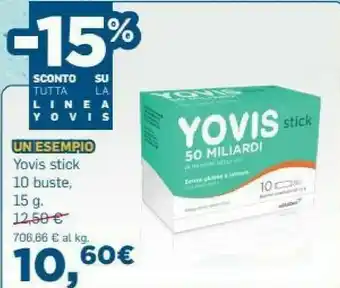 Coop Un Esempio Yovis Stick 10 Buste offerta