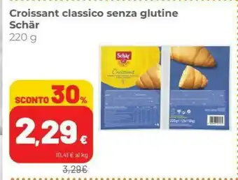 Coop Schar Croissant Classico Senza Glutine offerta