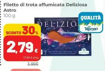 Coop Deliziosa Filetto Di Trota Affumicata offerta