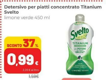 Coop Svelto 8710847990762 Detersivo Per Piatti Gel 450 Ml offerta
