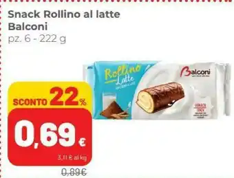 Coop Balconi Rollino Alla Nocciola 222 G(ml) offerta