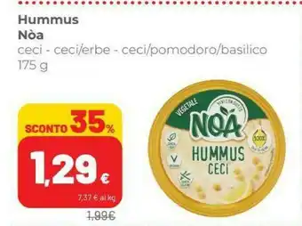 Coop Noa - Hummus di Ceci 175 g(ml) offerta