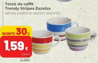 Coop Excelsa Tazza Da Caffè Trendy Stripes offerta