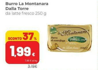 Coop Dalla torre Burro Di Centrifuga 250 G(ml) offerta