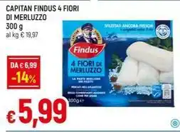 IperFamila CAPITAN FINDUS 4 FIORI DI MERLUZZO offerta