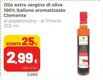 Coop Clemente Olio Extra Vergine Di Oliva 100% Italiano Aromatizzato offerta
