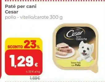 Coop Cesar Cibo Per Cani offerta