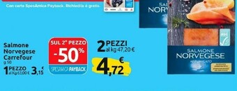 Carrefour Carrefour Salmone Norvegese offerta