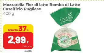 Coop Caseificio pugliese Bomba Di Latte 400 G(ml) offerta