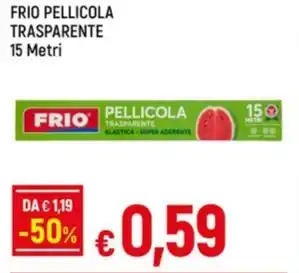 Galassia FRIO PELLICOLA TRASPARENTE 15 Metri offerta