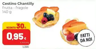 Coop Cestino Chantilly Frutta offerta