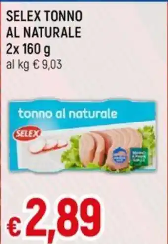 Galassia SELEX TONNO AL NATURALE offerta