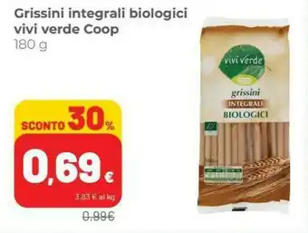 Coop Grissini Integrali Biologici offerta