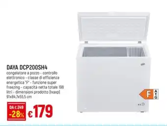 Galassia DAYA DCP200SH4 congelatore offerta