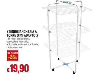 Galassia STENDIBIANCHERIA A TORRE GIMI ADAPTO 3 offerta