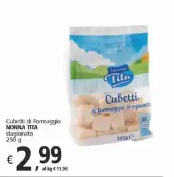 Alter Discount Cubetti di Formaggio NONNA TITA stagionato 250 g offerta