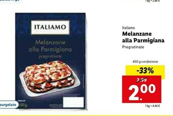 Lidl Italiamo Melanzane Alla Parmigiana offerta