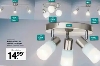 Livarno Home Lampada Led Da Soffitto Con Faretti Materiale Di Montaggio Incluso