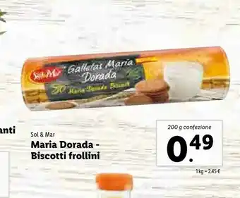 Sol & mar Maria Dorada - Biscotti Frollini