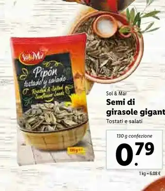 Lidl Sol & mar Semi Di Girasole Gigant offerta