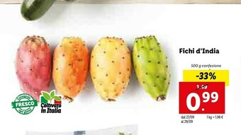 Lidl Fichi D'india offerta