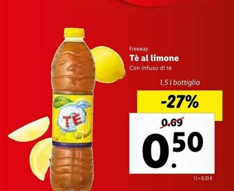 Lidl Freeway Te Al Limone offerta
