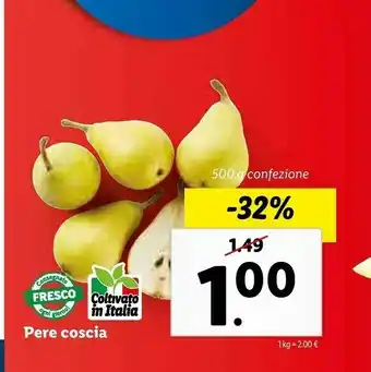 Lidl Pere Coscia offerta