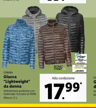 Lidl Esmara Giacca offerta