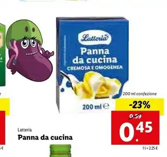 Latteria - Panna Da Cucina UHT 200 G(ml)