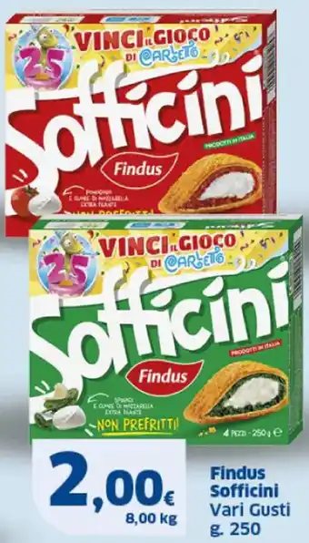 Sigma Findus Sofficini Vari Gusti g. 250 offerta