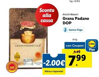 Lidl Antichi Maestri - Grana Padano DOP offerta