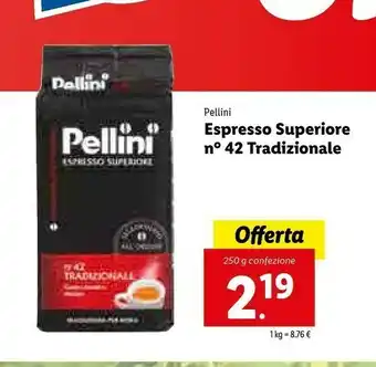 Lidl Pellini - Espresso Superiore 250 G(ml) offerta