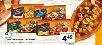 Lidl Sol & mar Tapas In Ciotole Di Terracotta offerta