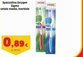 Sigma Sigma Spazzolino Oxygen offerta